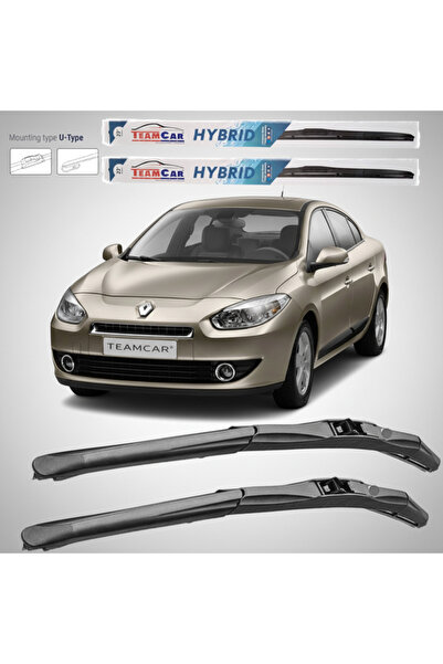TEAMCAR Renault Fluence (2009–2016) Wiper Blades Front Set | Hybrid