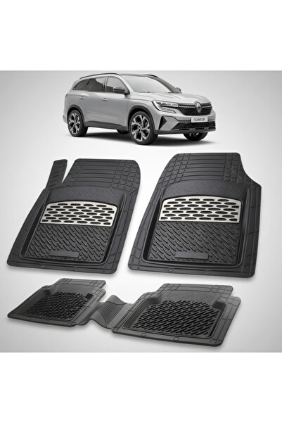 TEAMCAR Renault Espace VI SUV Συμβατά Πατάκια Δαπέδου 2023-2026 |   Ασήμι