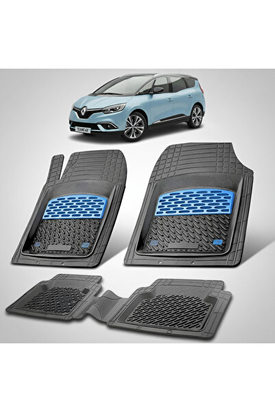 TEAMCAR Renault Grand Scenic IV MPV (Μακρύ) Συμβατά Πατάκια Δαπέδου 2016-2022...