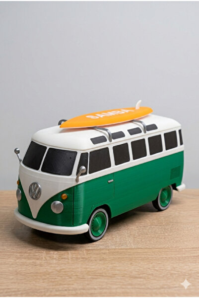 AKT Klasik Sörf Tahtalı 1960 Nostalji Volkswagen T1 Bulli - Hediyelik Karavan...