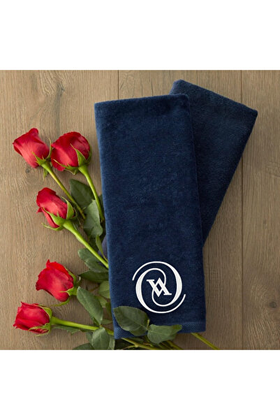 Ursa V Letter Embroidered Decorative Kitchen and Bathroom Towel 30X50