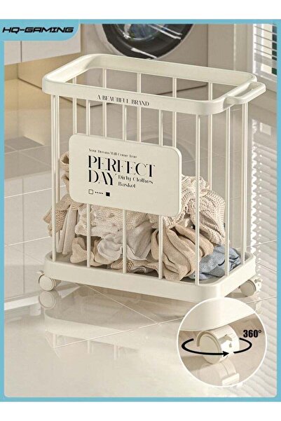 Generic Laundry Basket with Wheels Laundry Hamper Dirty Clothes Hamper Laundr...