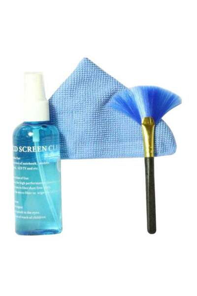 Generic Handboss Cleaning Kit For LCD Blue