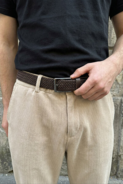 Livio Ferri Curea elastică din tricot Lycra pentru bărbați Velta