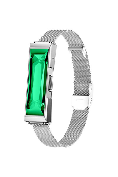 Lige BWDS03 Έξυπνο Βραχιόλι Γυναικείο – Πολυτελή Πράσινα Διαμάντια, Γυμναστικ...