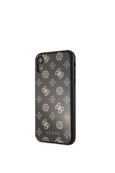 Guess Original Case For iPhone XS Max Layer Glitter Peony Black