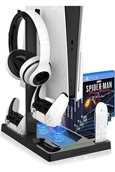 Arabest Controller Charger Staion for PS5,LED Indicator,USB C Cable,PS5 Acces...