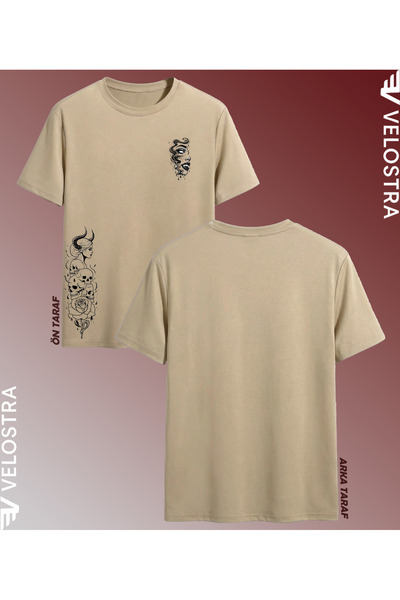 Velostra Unisex Women's Men's Gothic Silhouette Printed Oversize Comfortable ...