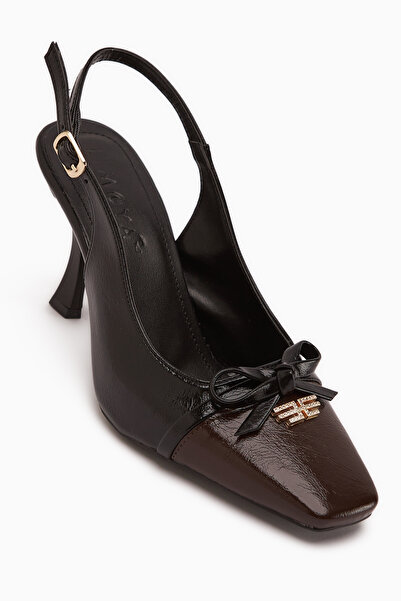 Limoya Emila Black Bow Women's Heeled Shoes