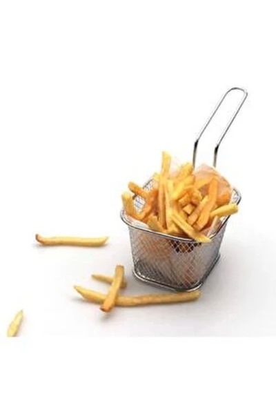 AYŞENURHASANOĞLU Patates Kızartma Servis Seti Mini Nugget Tavuk Servis Sepeti...