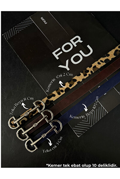 Fiori Long Silver Buckle Thin Women's Belt, Coat Belt, Shirt Belt, Dress Belt