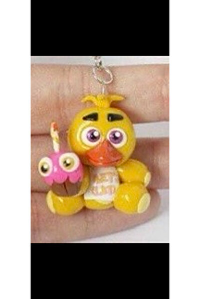 ZephiaStore سلسلة مفاتيح على شكل شخصية فناف مصنوعة يدويًا، إكسسوار تشاكا (الش...