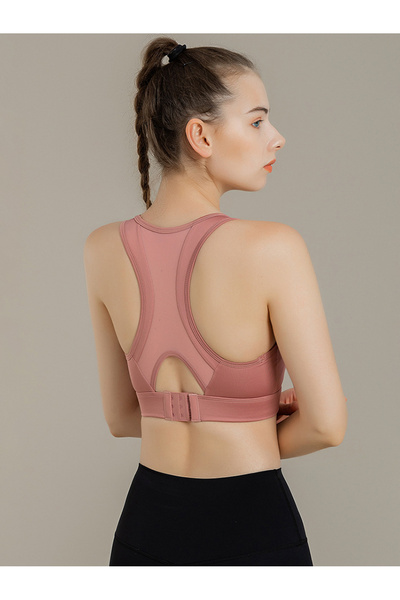 FridayIn Sports Square collar Solid color Hollow out Halter Tops
