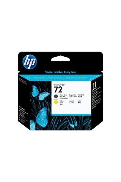 HP 72 Cap Printare Original Matte Black & Yellow, 1-Pack (C9384A)
