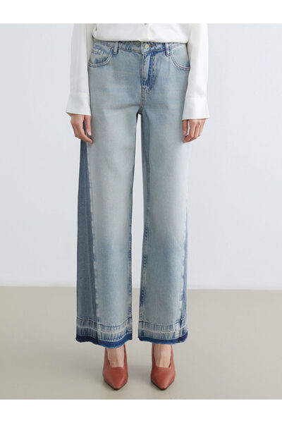 LC Waikiki بنطلون جينز نسائي من Wideleg