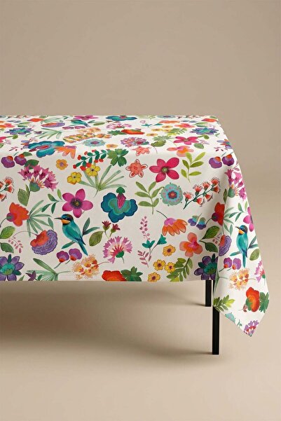 dekomall home & living Cheerful Spring Cotton Tablecloth-Msor007