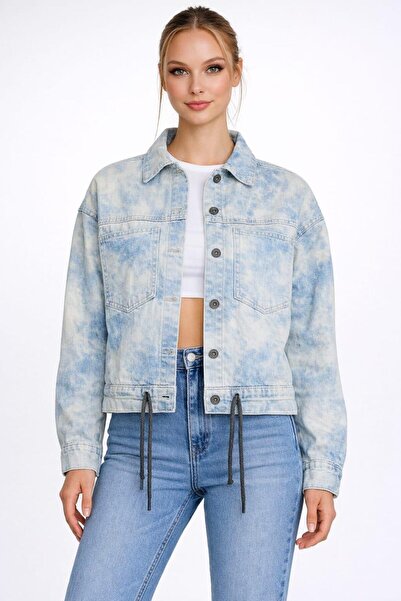 ALEXANDERGARDI SPECIAL COLLECTION DENIM JACKET WITH TIE DETAIL (AG-3006)