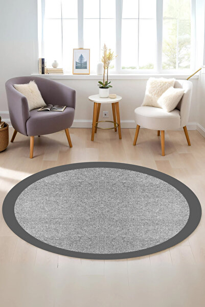df home Salon Halısı Geometrik İskandinav Eskitmeli Dijital Baskı Yıkanabilir...