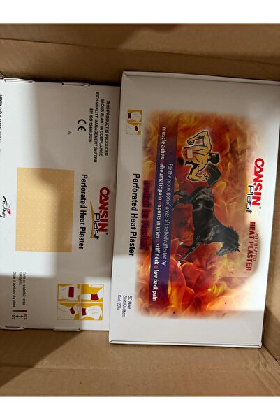 CANSINPLAST HEAT PLASTERS FOR BACK PAIN SET OF 10