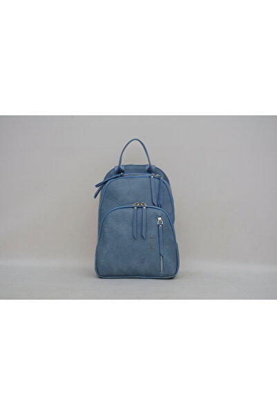 David Jones حقيبة ظهر للنساء باللون الأزرق الداكن