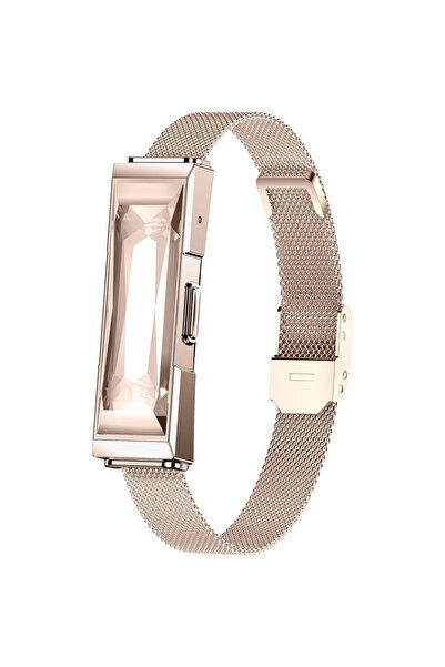 Lige BWDS03 Smart Bracelet Femei – Lux Rose gold Diamonds, Fitness & Health +...