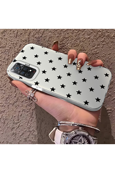 SLIMFELT Redmi Note 11 Pro 4G/5G Uyumlu Vintage Ay-Yıldız, Sert Dayanıklı, Si...