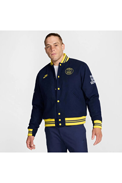 Nike Paris Saint-Germain Authentics Varsity Jacket SE Erkek Ceket