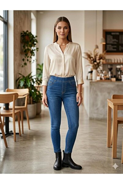 OwenLife Underwear Pants Snow Black Elastic Waist Very Comfortable Pants Narr...