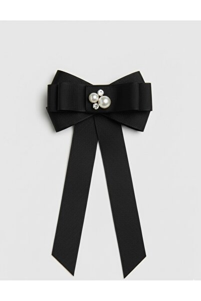 DİGGO Broş inci Taşlı Fiyonk Kravat Parti Kurdele Kadın Yaka Aksesuarları Yak...