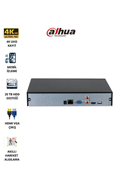 DAHUA NVR2116HS-4KS3 16 Kanal 4K IP Kamera Kayıt Ünitesi