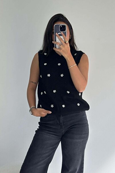 bunubanayolla İnci Boncuklu Süveter