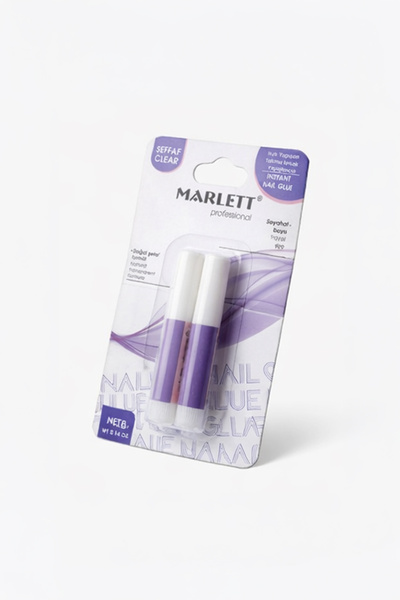 Onetick Marlett Professional Takma Tırnak Yapıştırıcısı Şeffaf Instant Nail G...