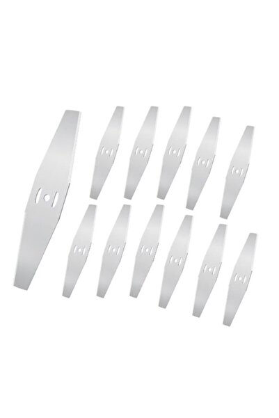 E-ANAMAG Set de 12 Lame Metalice pentru Motocoasă, Mașină de tuns iarba, 150 ...