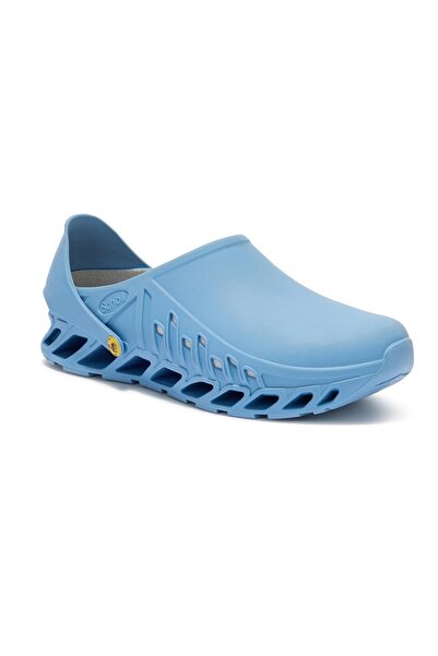 Scholl Evoflex autoclavable work clogs, light blue,