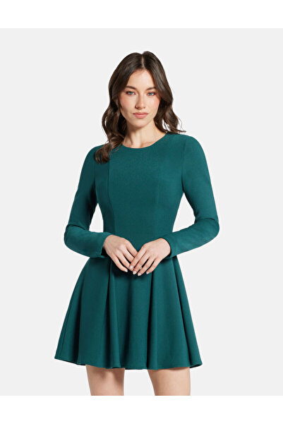 Guess Lara longsleeve flared dress