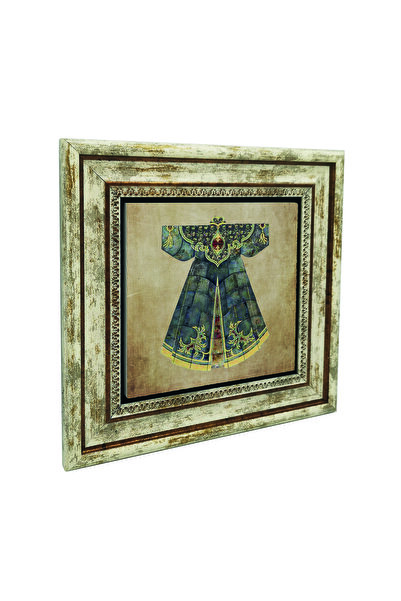 Sadrazam Οθωμανικό Καφτάνι Παλατιού με Εκτύπωση Φυσικής Πέτρας 25Χ25ΚΡΤ-81