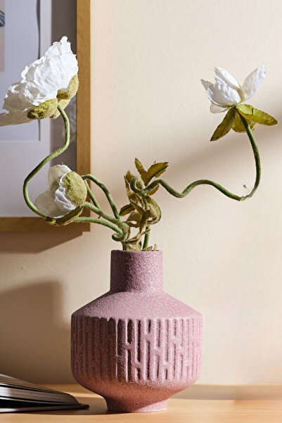 Paşabahçe Harbour No: 2 Seramik Dekoratif Vazo 18 cm