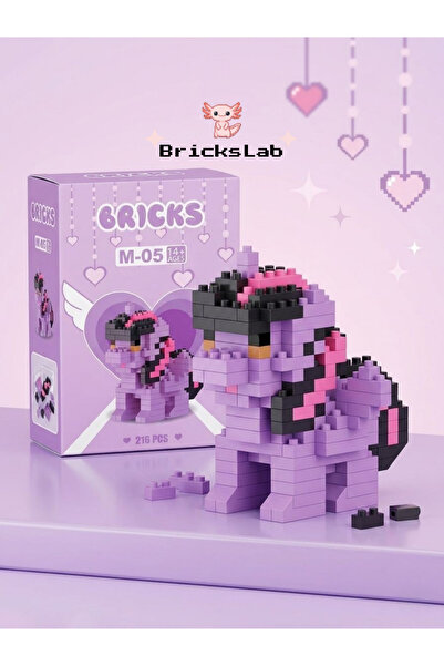 Bricks Mini Unicorn My Little Pony Figür 3D Puzzle Yapı Oyuncağı Koleksiyonlu...