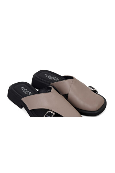 ANNASIA SHOES Papuci Carla - Piele Bej