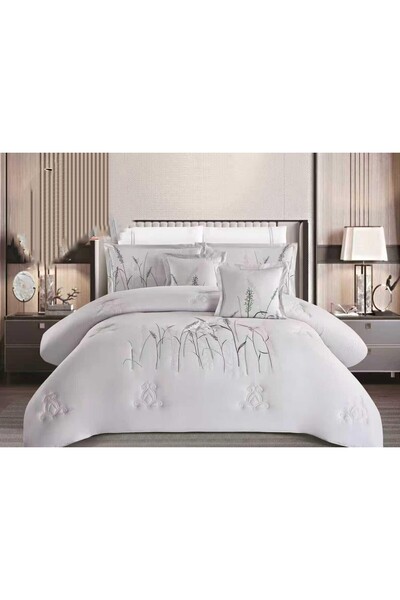 Barigo High-quality, elegant summer double bedsheet set, 8 pieces, size 240*2...