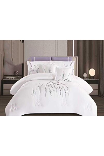 Barigo High-quality, elegant summer double bedsheet set, 8 pieces, size 240*2...