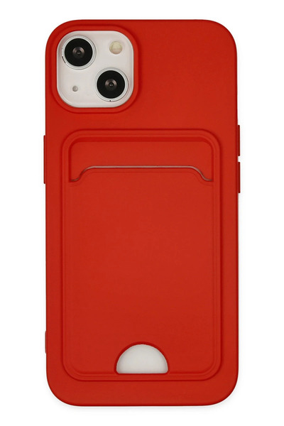 NewFace Nrzsnt iPhone 14 Plus Case Kelvin Silicone with Business Card Holder ...