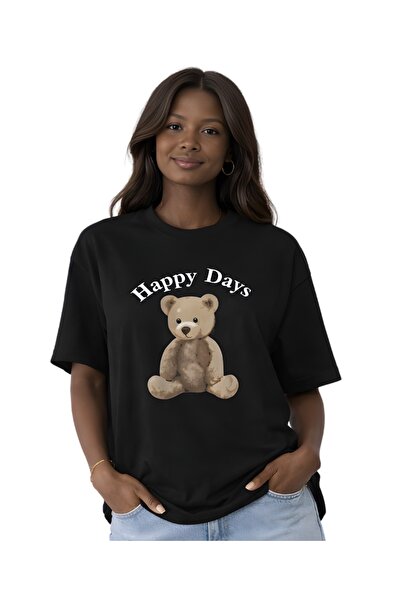 Lizbon Style Γυναικείο μπλουζάκι Oversize 100% βαμβακερό Basic, άνετη εφαρμογ...