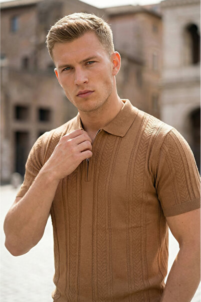 SAYZEN YOUR SHİNE ΑΝΔΡΙΚΟ ΜΠΛΟΥΖΑΚΙ ΠΟΛΟ ΜΕ ΣΧΕΔΙΑΣΜΕΝΟ ΓΙΑΚΑ