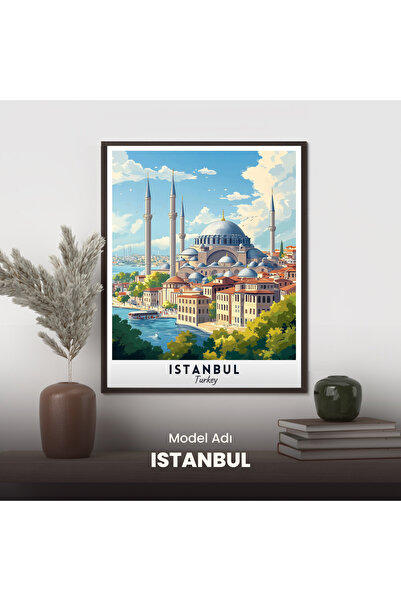hediye hobim İstanbul 40x50 Sayılarla Boyama Seti Boya Fırça Dahil Tuval Hobi...