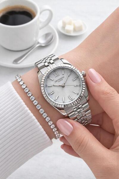 Lee Cooper Steel Cord 2 Year Warranty 3 Atm Water Resistant Women Wrist Watch...
