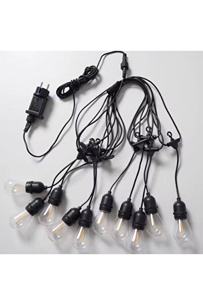 SimpluAcasa Ghirlandă Luminoasă pentru Exterior/Interior, 10m, cu 10 de Becur...