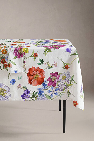 dekomall home & living Flower Dream Cotton Tablecloth-Msor001