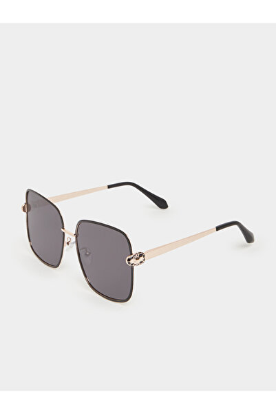 Styli Rectangle Plain Sunglasses