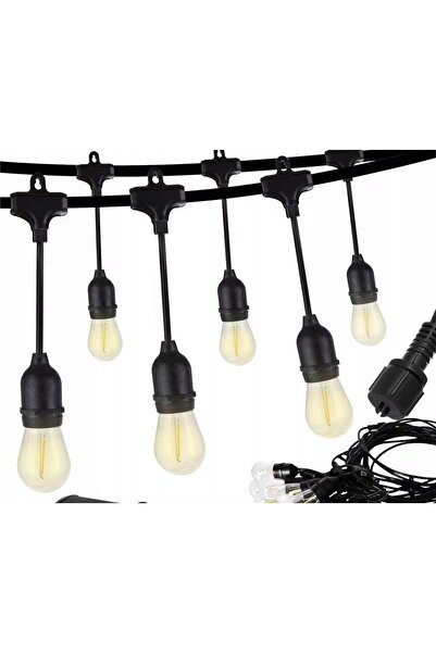 SimpluAcasa Ghirlandă Luminoasă pentru Exterior/Interior, 20m, cu 40 de Becur...